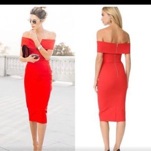 N Nicholas red dress saks new